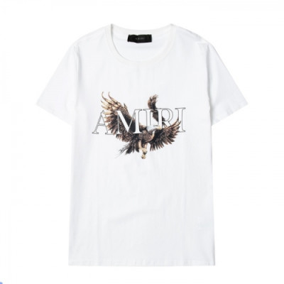 Amiri  Mm/Wm Logo Cotton Short Sleeved Tshirts White - 아미리 2021 남/녀 로고 코튼 반팔티 Ami0264x Size(m- 2xl) 화이트