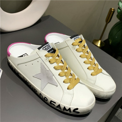 Golden Goose 2021 Women's Leather Mule,GGDBS0031 - 골든구스 2021 여성용 레더 뮬,Size(225-250),화이트