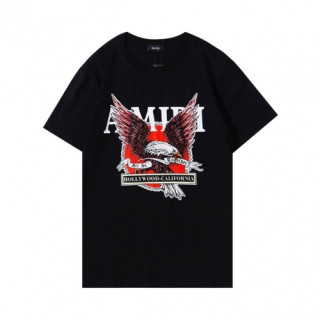 Amiri  Mm/Wm Logo Cotton Short Sleeved Tshirts Black - 아미리 2021 남/녀 로고 코튼 반팔티 Ami0269x Size(m - 2xl) 블랙