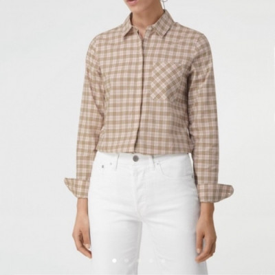 Burberry  Womens Vintage Basic Tshirts Beige - 버버리 2021 여성 빈티지 베이직 셔츠 Bur04041x Size(s - xl) 베이지