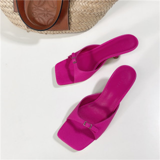 By Far 2021 Women's Leather Sandal,BYFS0043 - 바이파 2021 여성용 레더 샌들,Size(225-250),핑크