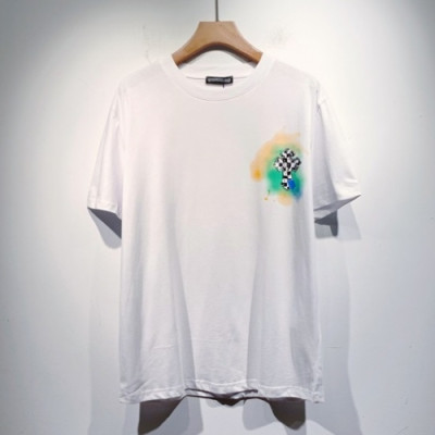 Chrome hearts  Mens Logo Casual Short Sleeved Tshirts White - 크롬하츠 2021 남성 로고 캐쥬얼 반팔티 Chr0405x Size(s - 2xl) 화이트