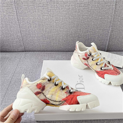Dior 2021 Women's Leather Sneakers,DIOS0477 - 디올 2021 여성용 레더 스니커즈,Size(225-250),베이지