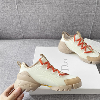 Dior 2021 Women's Leather Sneakers,DIOS0478 - 디올 2021 여성용 레더 스니커즈,Size(225-250),베이지