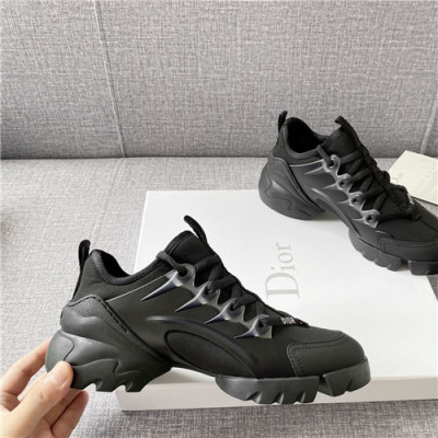 Dior 2021 Women's Leather Sneakers,DIOS0479 - 디올 2021 여성용 레더 스니커즈,Size(225-250),블랙