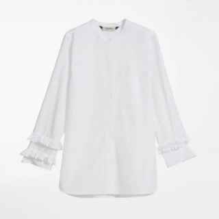 Max Mara  Womens Trendy Cotton shirts White - 막스마라 2021 여성 트렌디 코튼 셔츠 Max0070x Size(s - l) 화이트