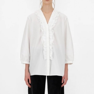 Max Mara  Womens Trendy Cotton shirts White - 막스마라 2021 여성 트렌디 코튼 셔츠 Max0071x Size(s - l) 화이트