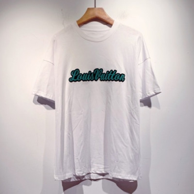 Louis vuitton  Mm/Wm Logo Short Sleeved Tshirts White - 루이비통 2021 남/녀 로고 반팔티 Lou03510x Size(s - 2xl) 화이트