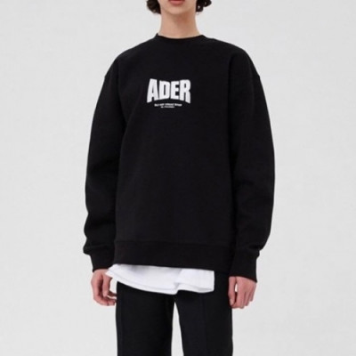 ADER  Mens Minimal Cotton Tshirts Black - ADER 2021 남성 미니멀 코튼 긴팔티 Ade007x Size(s - l) 블랙