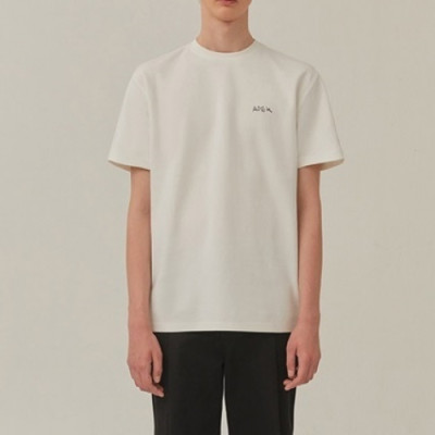 ADER  Mens Minimal Cotton Short-sleeved Tshirts White - ADER 2021 남성 미니멀 코튼 반팔티 Ade0021x Size(s - m) 화이트