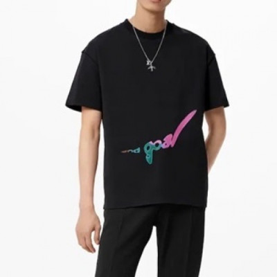 Louis vuitton  Mm/Wm Logo Short Sleeved Tshirts Black - 루이비통 2021 남/녀 로고 반팔티 Lou03518x Size(xs - xl) 블랙