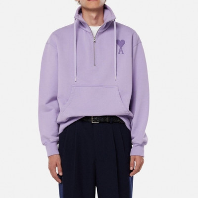 Ami  Mens Logo Casual Cotton Man-to-man Purple - 아미 2021 남성 로고 코튼 맨투맨 Ami0178x Size(xs - l) 퍼플