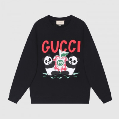 Gucci  Mm/Wm Logo Crew-neck Cotton Tshirts Black - 구찌 2021 남/녀 로고 코튼 크루넥 코튼 긴팔티 Guc03975x Size(s - l) 블랙