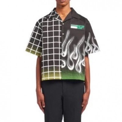 Prada  Mens Basic Logo Short Sleeved Tshirts Black - 프라다 2021 남성 베이직 로고 폴로 반팔티 Pra02365x Size(s - xl) 블랙