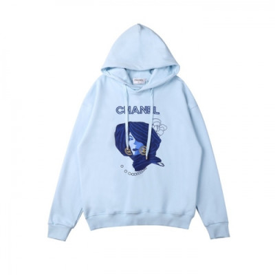 Chanel  Mm/Wm Logo Cotton HoodT Blue - 샤넬 2021 남자 로고 코튼 후드티 Cha0784x Size(s - l) 블루