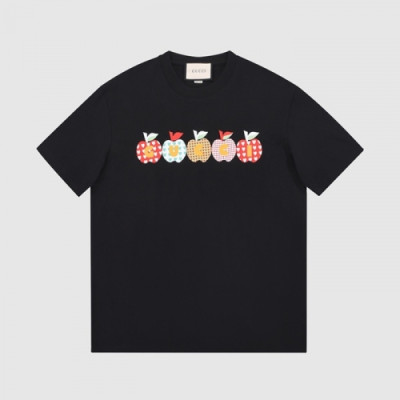 Gucci  Mm/Wm Logo Short Sleeved Tshirts Black - 구찌 2021 남/녀 로고 반팔티 Guc03999x Size(xs - l) 블랙