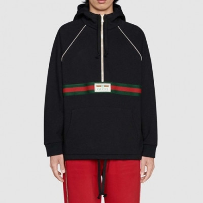 Gucci  Mm/Wm Logo Casual Hoodie Black - 구찌 2021 남/녀 로고 캐쥬얼 후드티 Guc04003x Size(xs - xl) 블랙