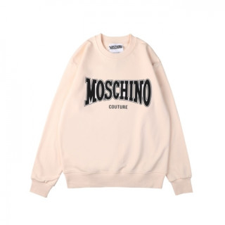 Moschino  Mm/Wm Crew-neck Cotton Tshirts Ivory - 모스키노 2021 남/녀 크루넥 코튼 맨투맨 Mos0190x Size(s - l) 아이보리