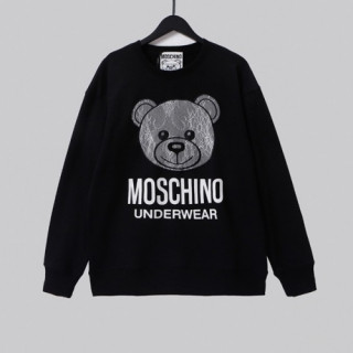 Moschino  Mm/Wm Crew-neck Cotton Tshirts Black - 모스키노 2021 남/녀 크루넥 코튼 맨투맨 Mos0192x Size(xs - l) 블랙
