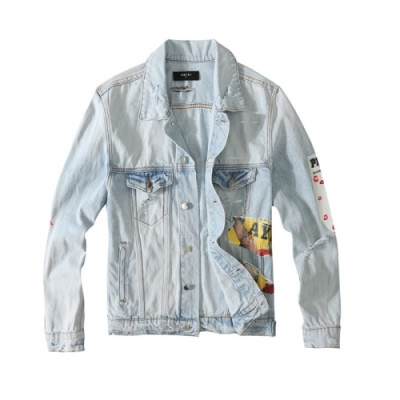 Amiri  Mens Casual Denim Jackets Blue - 아미리 2021 남성 캐쥬얼 데님 자켓 Ami0276x Size(m - 2xl) 블루