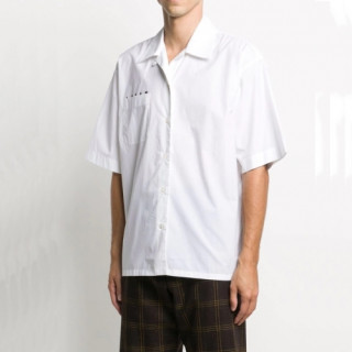 Marni  Mm/Wm Basic Logo Cotton Short Sleeved Tshirts White - 마르니 2021 남자 베이직 로고 코튼 반팔티 Mar003x Size(m - xl) 화이트