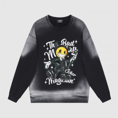 BAD MONDAY   Mm/Wm Logo Oversize Cotton Thirts Black - BAN MONDAY 2021 남/녀 로고 오버사이즈 코튼 맨투맨 Bad0025x Size(xs - l) 블랙