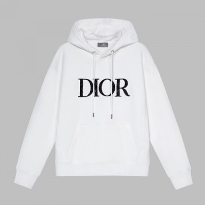 Dior  Mm/Wm  Logo Casual Cotton Hoodie White - 디올 2021 남/녀 로고 캐쥬얼 코튼 후디 Dio01416x Size(s - xl) 화이트
