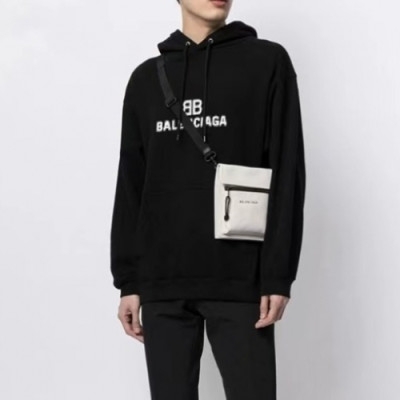 Balenciaga  Mm/Wm Logo Cotton Hoodie Black - 발렌시아가 2021 남/녀 로고 코튼 후디 Bal01181x Size(xs - l) 블랙