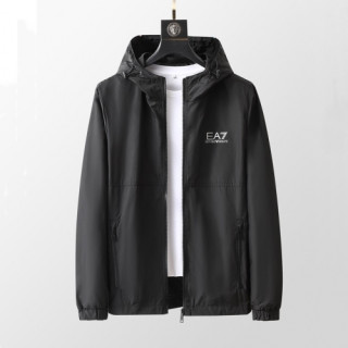 Armani  Mens Logo Casual  Jackets Black - 알마니 2021 남성 로고 캐쥬얼 자켓 Arm0909x Size(m - 2xl) 블랙
