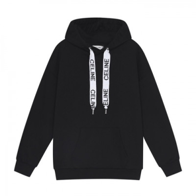 Celine  Mm/Wm Logo Cotton Hoodie Black - 셀린느 2021 남/녀 로고 코튼 후디 Cel0156x Size(s - l) 블랙