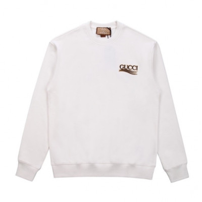 Gucci  Mm/Wm Logo Crew-neck Cotton Tshirts Ivory  - 구찌 2021 남/녀 로고 코튼 크루넥 코튼 긴팔티 Guc04084x Size(xs - l) 아이보리