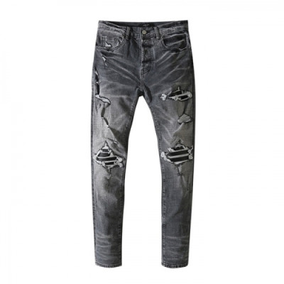 Amiri  Mens Trendy Denim Pants Black - 아미리 2021 남성 트렌디 데님 팬츠 Ami0296x Size(29 - 40) 블랙