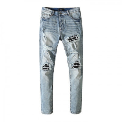 Amiri  Mens Trendy Denim Pants Blue - 아미리 2021 남성 트렌디 데님 팬츠 Ami0298x Size(29 - 40) 블루