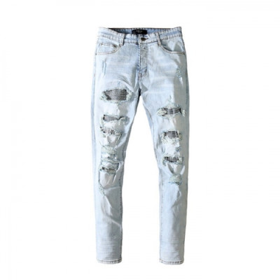 Amiri  Mens Trendy Denim Pants Blue - 아미리 2021 남성 트렌디 데님 팬츠 Ami0303x Size(29 - 40) 블루