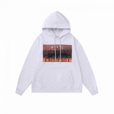 Off-white  Mens Logo Cotton Hoodie White - 오프화이트 2021 남성 로고 코튼 후드티 Off0770x Size(s - xl) 화이트