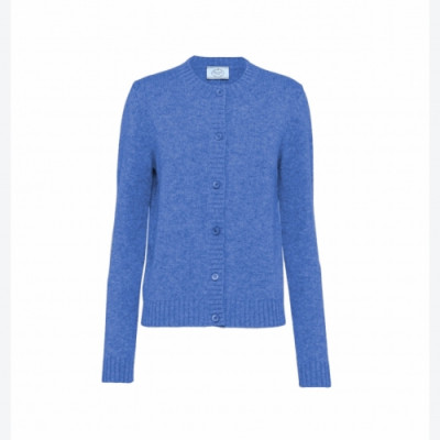 Prada  Womens Crew-neck Sweaters Blue - 프라다 2021 여성 크루넥 스웨터 Pra02404x Size(s- l) 블루