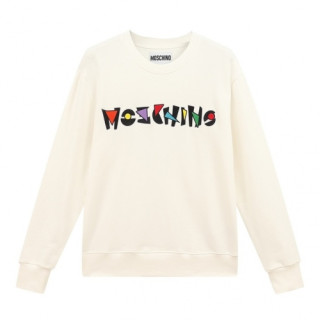 Moschino  Mm/Wm Crew-neck Cotton Tshirts White - 모스키노 2021 남/녀 크루넥 코튼 맨투맨 Mos0204x Size(m - 2xl) 화이트