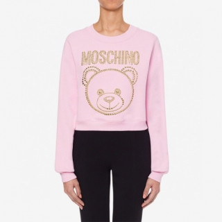 Moschino  Womens Crew-neck Cotton Tshirts Pink - 모스키노 2021 여성 크루넥 코튼 맨투맨 Mos0205x Size(xxs - s) 핑크