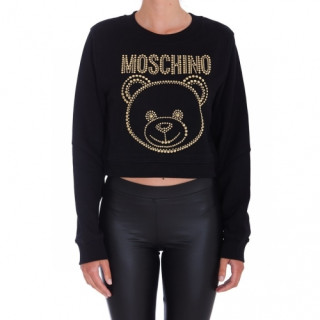 Moschino  Womens Crew-neck Cotton Tshirts Black - 모스키노 2021 여성 크루넥 코튼 맨투맨 Mos0206x Size(xxs - s) 블랙