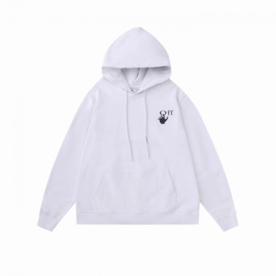 Off-white  Mens Logo Cotton Hoodie White - 오프화이트 2021 남성 로고 코튼 후드티 Off0780x Size(s - xl) 화이트