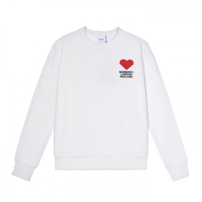 Burberry  Mm/Wm Logo Casual Cotton Tshirts White - 버버리 2021 남/녀 로고 캐쥬얼 코튼 맨투맨 Bur04135x Size(xs - l) 화이트