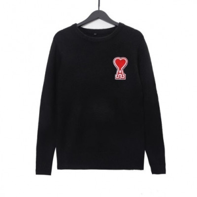 Ami  Mm/Wm Logo Casual Turtle-neck Sweaters Black - 아미 2021 남/녀 로고 캐쥬얼 터틀넥 스웨터 Ami0208x Size(m - 3xl) 블랙