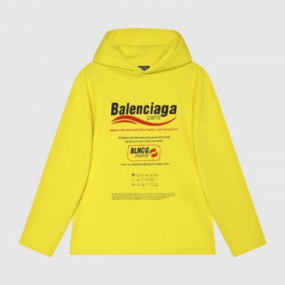 Balenciaga  Mm/Wm Logo Cotton Hoodie Yellow  - 발렌시아가 2021 남/녀 로고 코튼 후디 Bal01200x Size(xs - l) 옐로우