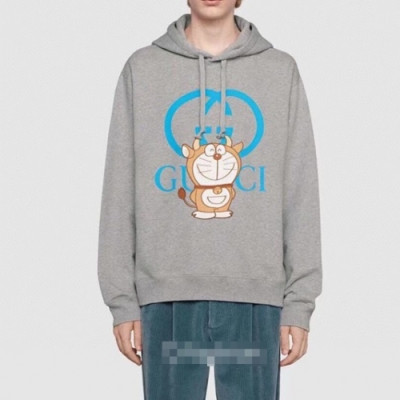 Gucci  Mm/wm Logo Casual Cotton Hoodie Gray - 구찌 2021 남/녀 로고 캐쥬얼 코튼 후드티 Guc04104x Size(m - 2xl) 그레이
