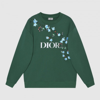Dior  Mm/Wm Logo Casual Cotton Tshirts Green - 디올 2021 남/녀 로고 캐쥬얼 코튼 긴팔티 Dio01466x Size(xs - l) 그린