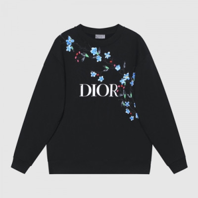 Dior  Mm/Wm Logo Casual Cotton Tshirts Black - 디올 2021 남/녀 로고 캐쥬얼 코튼 긴팔티 Dio01467x Size(xs - l) 블랙