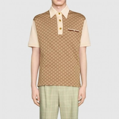 Gucci  Mm/Wm Logo Short Sleeved Tshirts Camel - 구찌 2021 남/녀 로고 반팔티 Guc04106x Size(xs - xl) 카멜