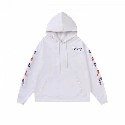 Off-white  Mens Logo Cotton Hoodie White - 오프화이트 2021 남성 로고 코튼 후드티 Off0800x Size(s - xl) 화이트