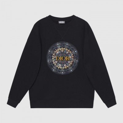 Dior  Mens Retro Logo Tshirts Black - 디올 2021 남성 레트로 로고 맨투맨 Dio01470x Size(xs - l) 블랙