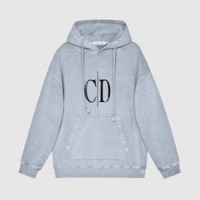 Dior  Mm/Wm  Logo Casual Cotton Hoodie Gray - 디올 2021 남/녀 로고 캐쥬얼 코튼 후디 Dio01475x Size(s - xl) 그레이